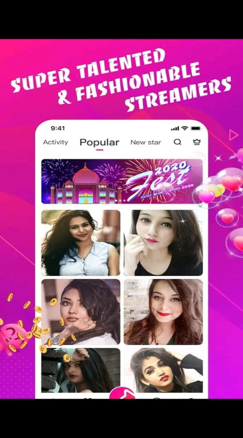 Live Streaming App Development Company Me Me Live screenshot 1